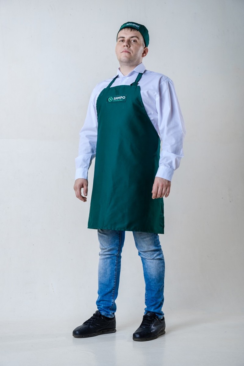 Передник продавца с грудкой