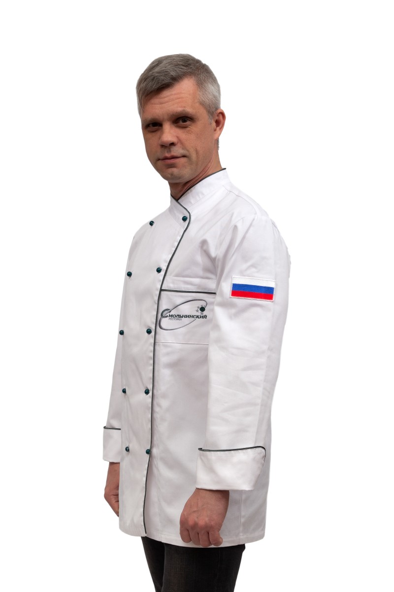 Поварской китель классический белый