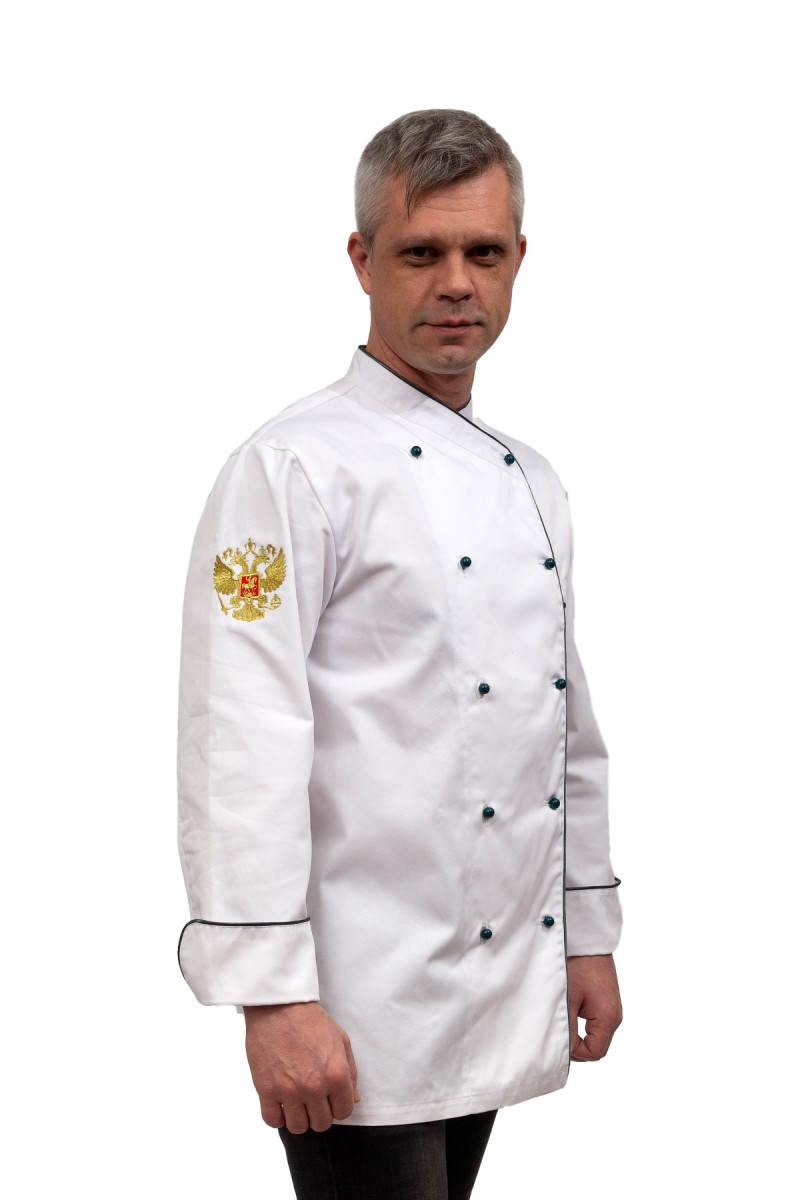 Поварской китель классический белый